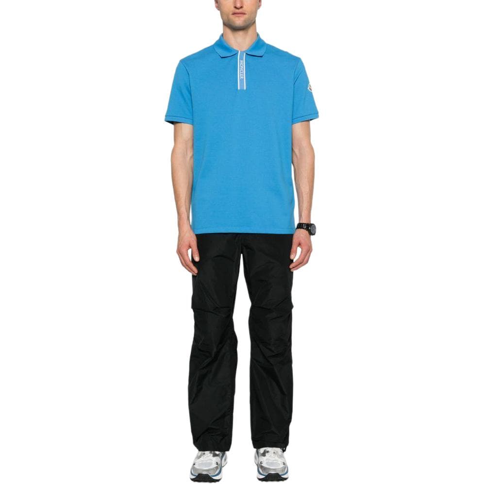 Поло Moncler Polo Shirt Blue - изображение 2
