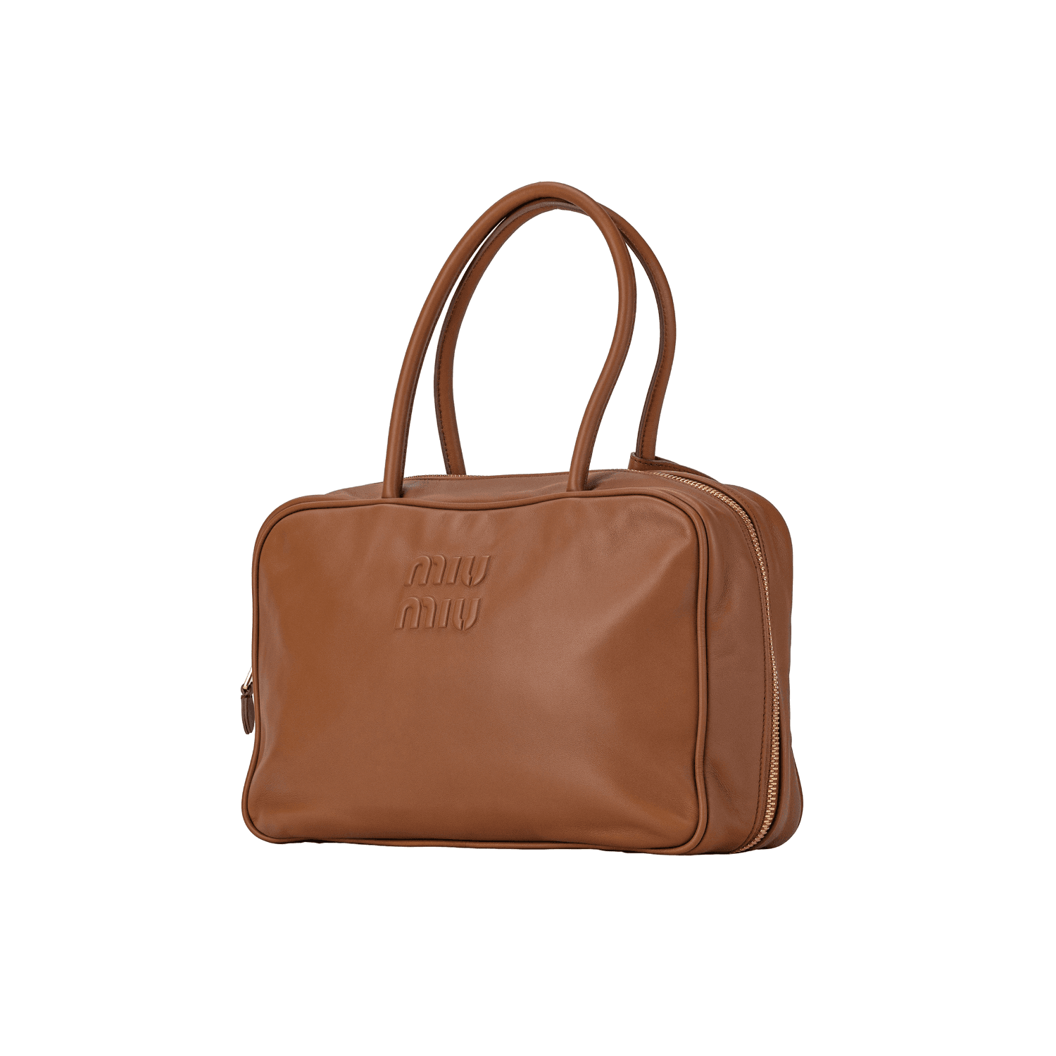 Сумка Miu Miu Cognac Leather Bag - изображение 3