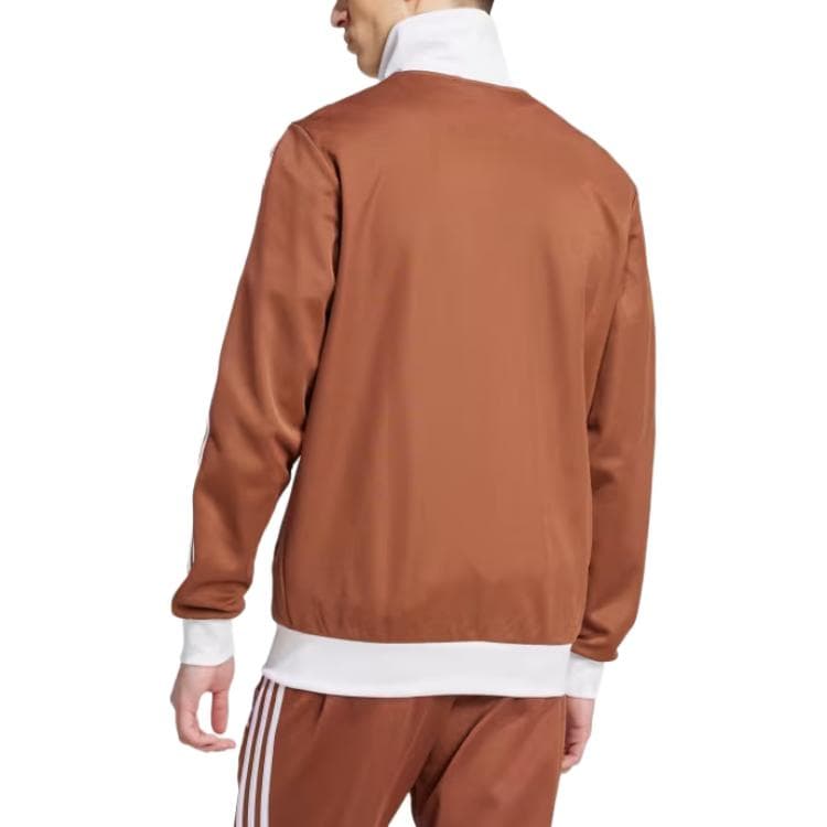 Куртка Adidas Originals Adicolor CLASSICSBECKENBAUER ADICOLOR CLASSICS BECKENBAUER TRACK Топ Куртки Пальто Мужской Коричневый - изображение 3