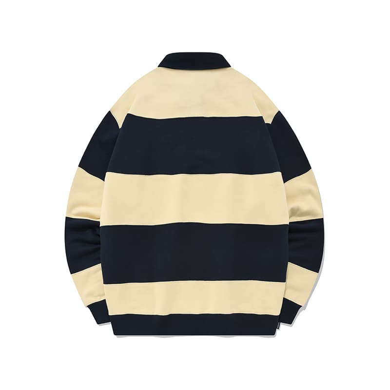 Худи COVERNAT Striped Pullover Navy Blue - изображение 2