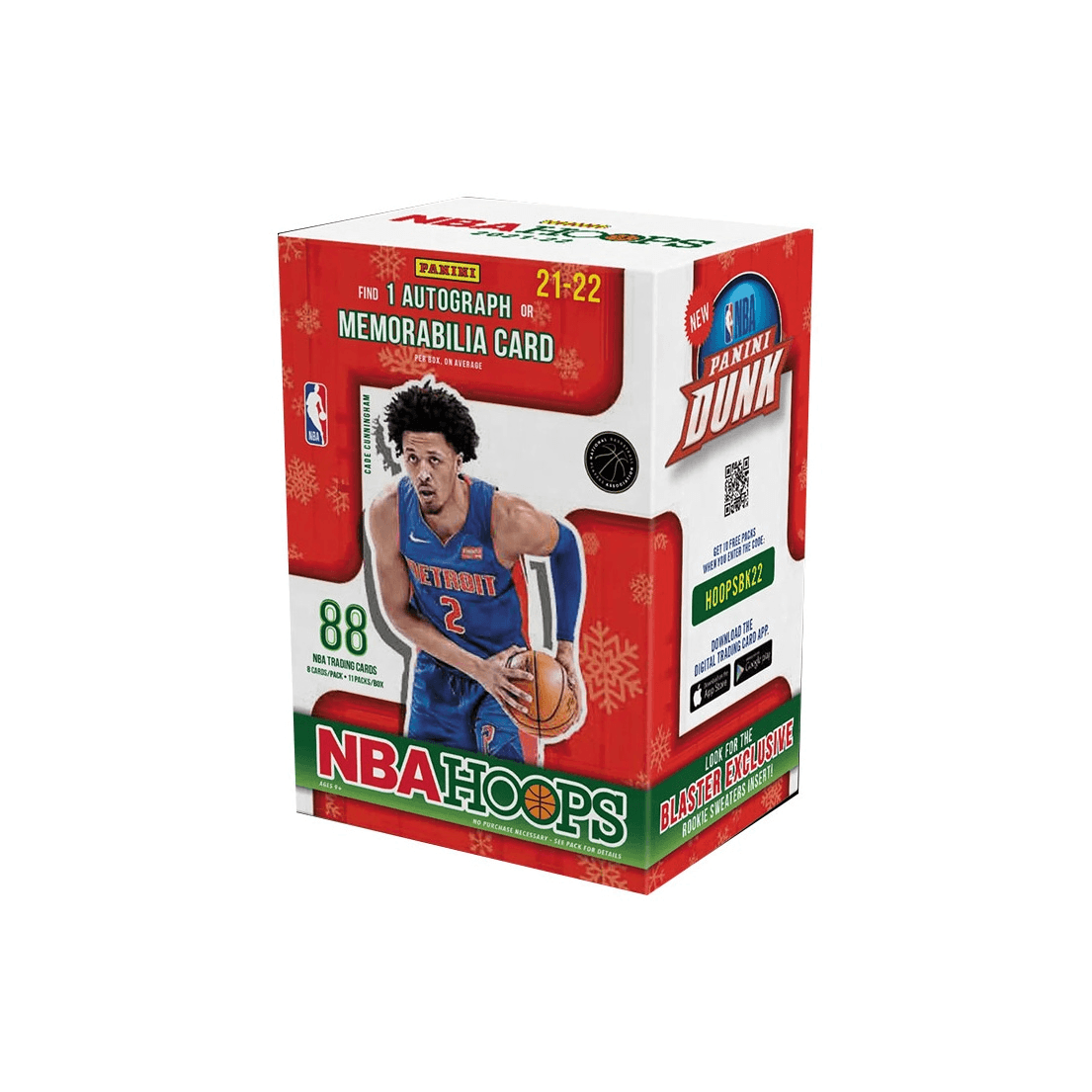 Коллекционные карточки PANINI NBA 2021-22 Hoops Basketball Holiday Box - изображение 2