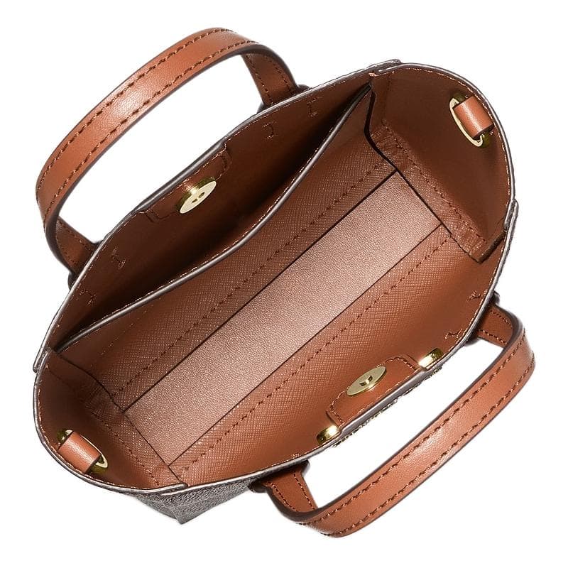 Сумка MICHAEL KORS Холщовая сумка через плечо мини-версия женская темно-коричневая - изображение 3