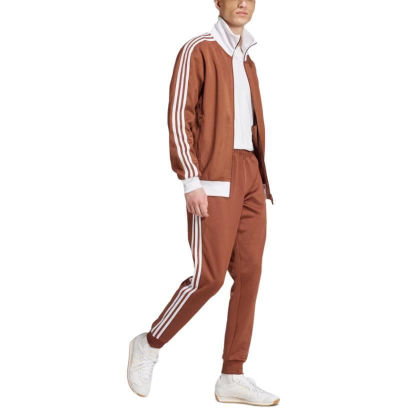 Куртка Adidas Originals Adicolor CLASSICSBECKENBAUER ADICOLOR CLASSICS BECKENBAUER TRACK Топ Куртки Пальто Мужской Коричневый - изображение 4