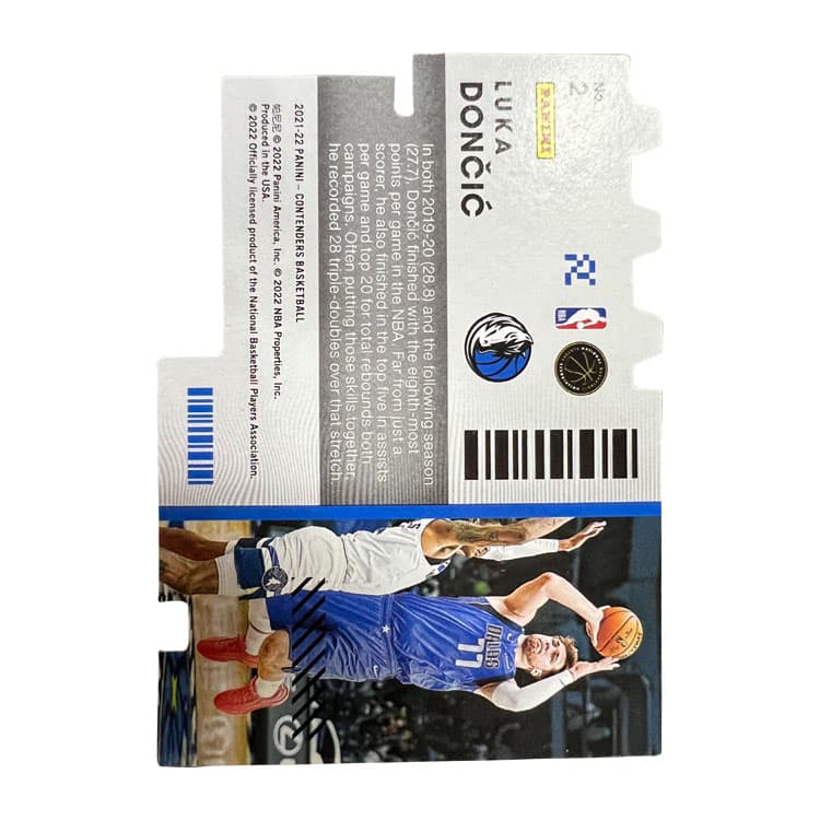 Коллекционные карточки PANINI Mavericks Luka Doncic Вкладыш Карта Скидка POINT OF PURCHASE Звезда Карта Редкая Карта Спортивные Карты 1 Размер - изображение 2