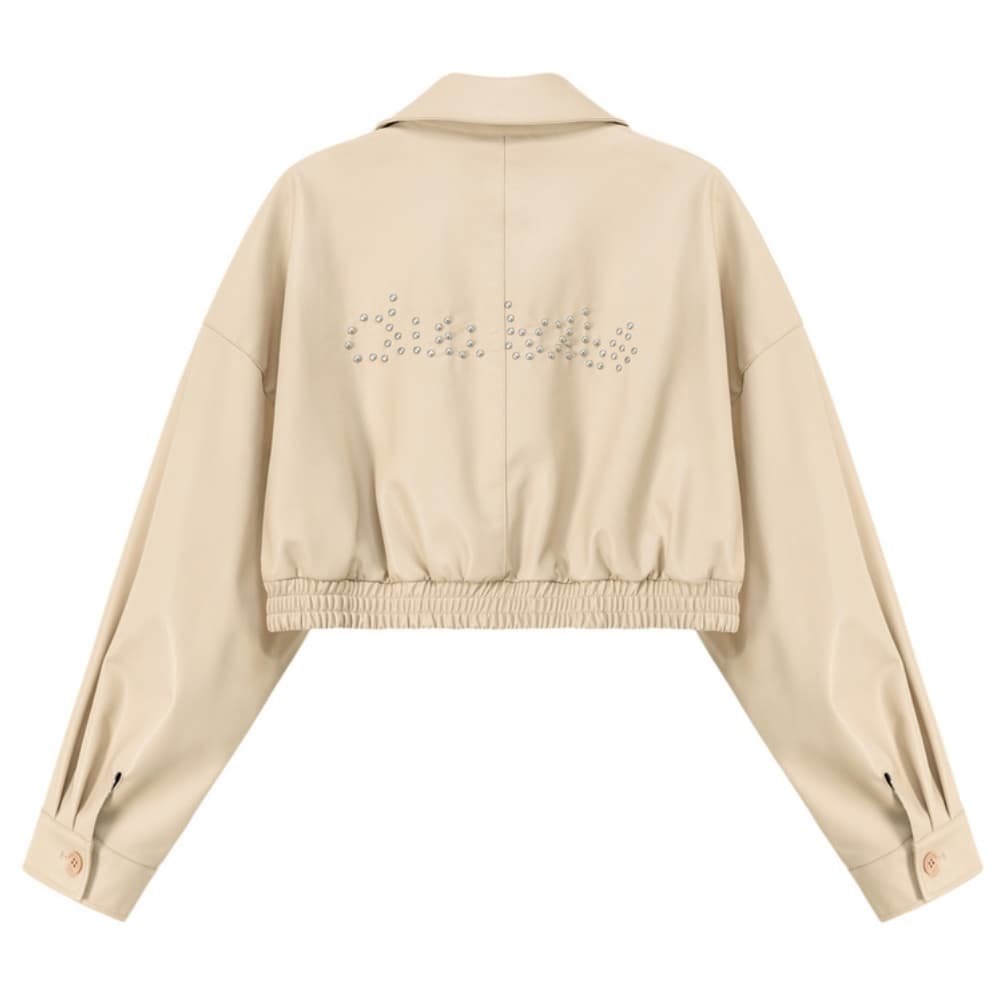 CHUU FW24 Кожаная куртка женская - изображение 2