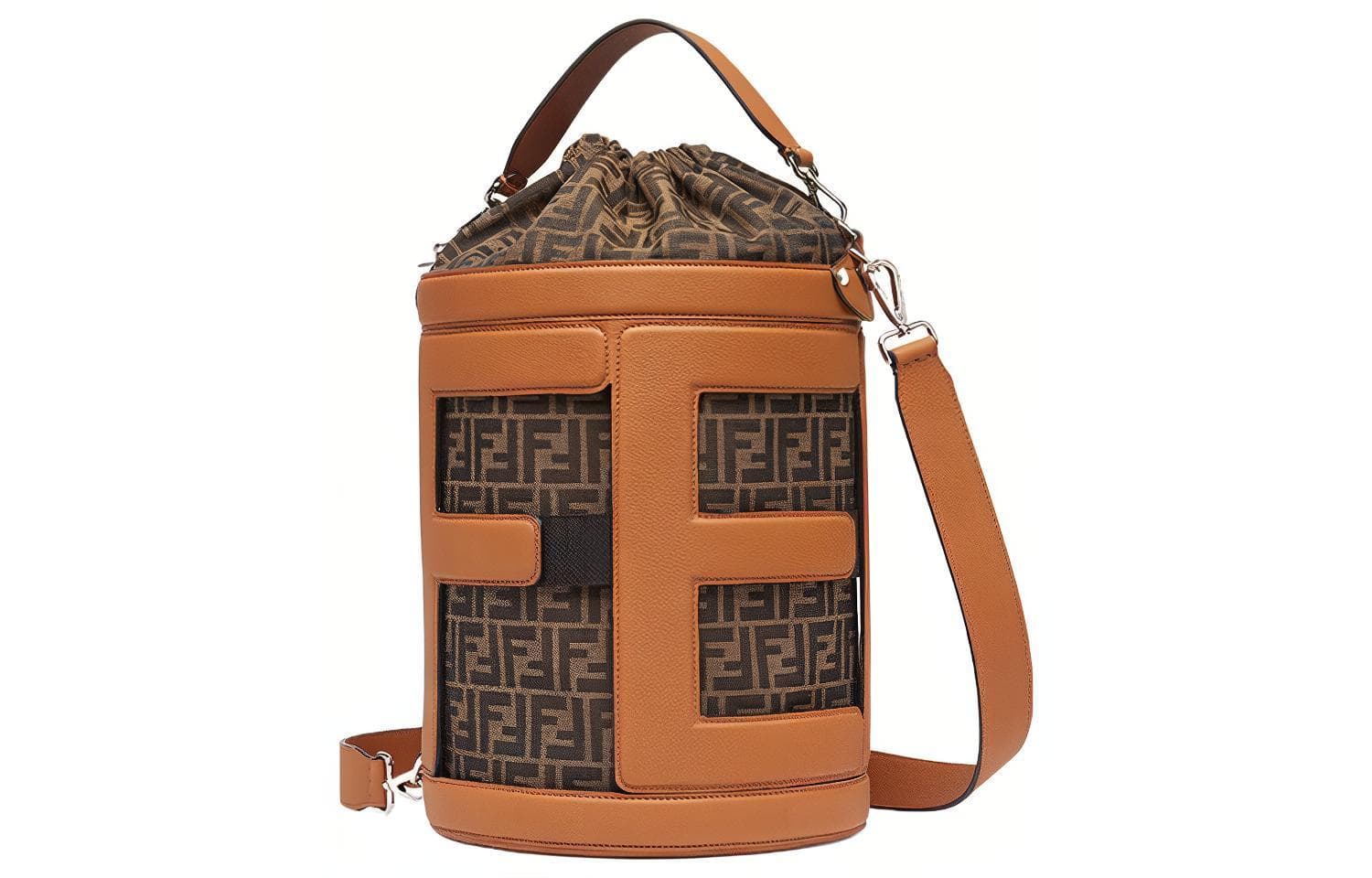 Сумка Fendi Bucket Bag Brown - изображение 1