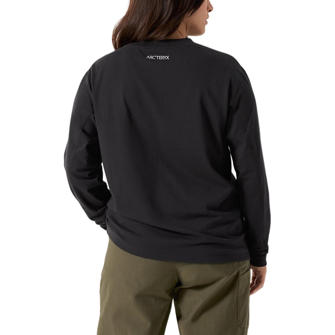 Худи Arcteryx Повседневный Удобный Минималистичный Круглый вырез Длинный рукав Толстовка Женский - изображение 3