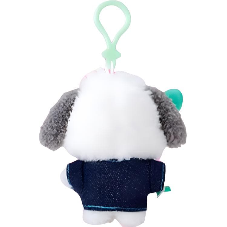 Sanrio Denim Collection Pokacho Подвеска Кукла Плюшевый Украшение 12 см Длина Тела - изображение 2