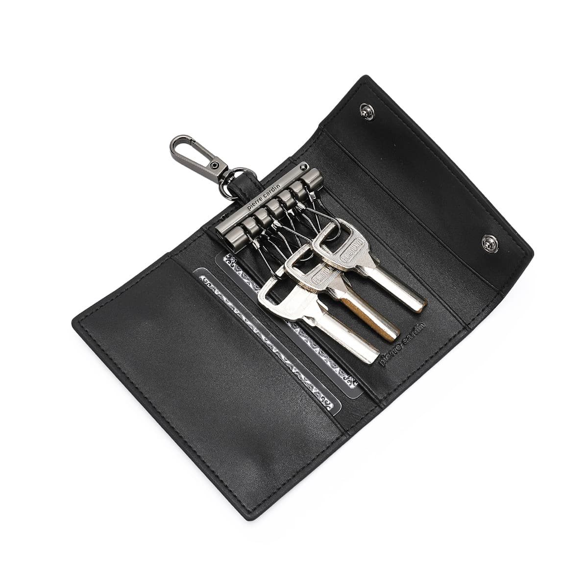 Ключница PIERRE CARDIN Ткань Key Pouch Стандартный (Standard) Мужской Серый - изображение 4