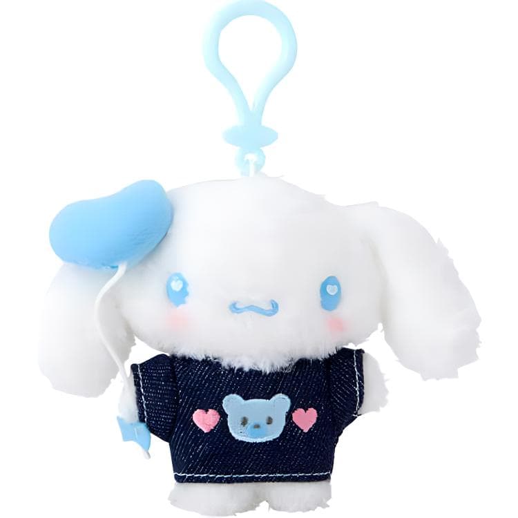 Sanrio Cinnamoroll Коллекция Джинсовая Кукла Cinnamoroll Плюшевая Украшение 13 см Длина Тела - изображение 1