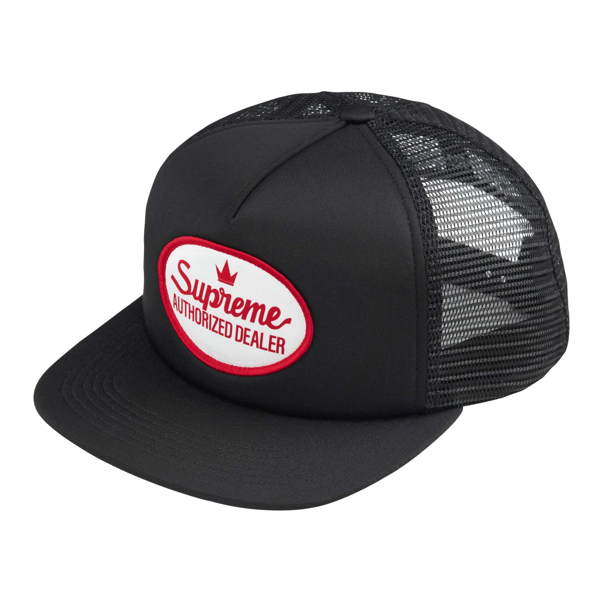 Кепка Supreme Полиэстеровые Волоконные Кепки Унисекс Черные - изображение 1