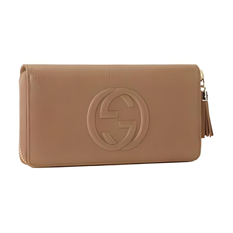 Кошелек Gucci Кожа Кошелек Обычный (стандартный) Женские Розовый бежевый - изображение 2
