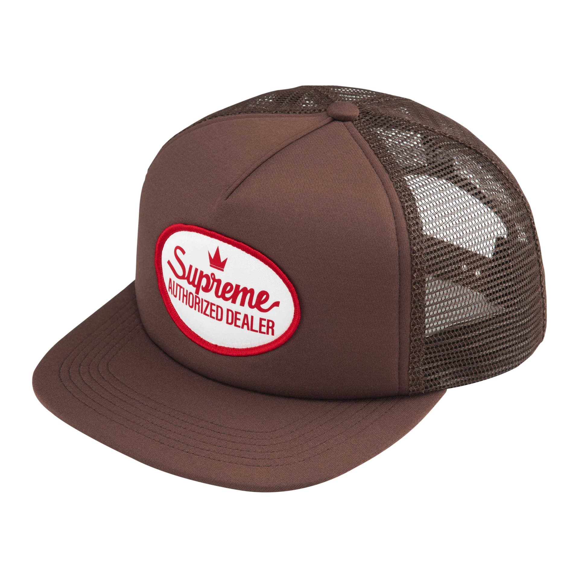 Кепка Supreme Полиэстеровые Волоконные Кепки Унисекс Коричневый - изображение 1