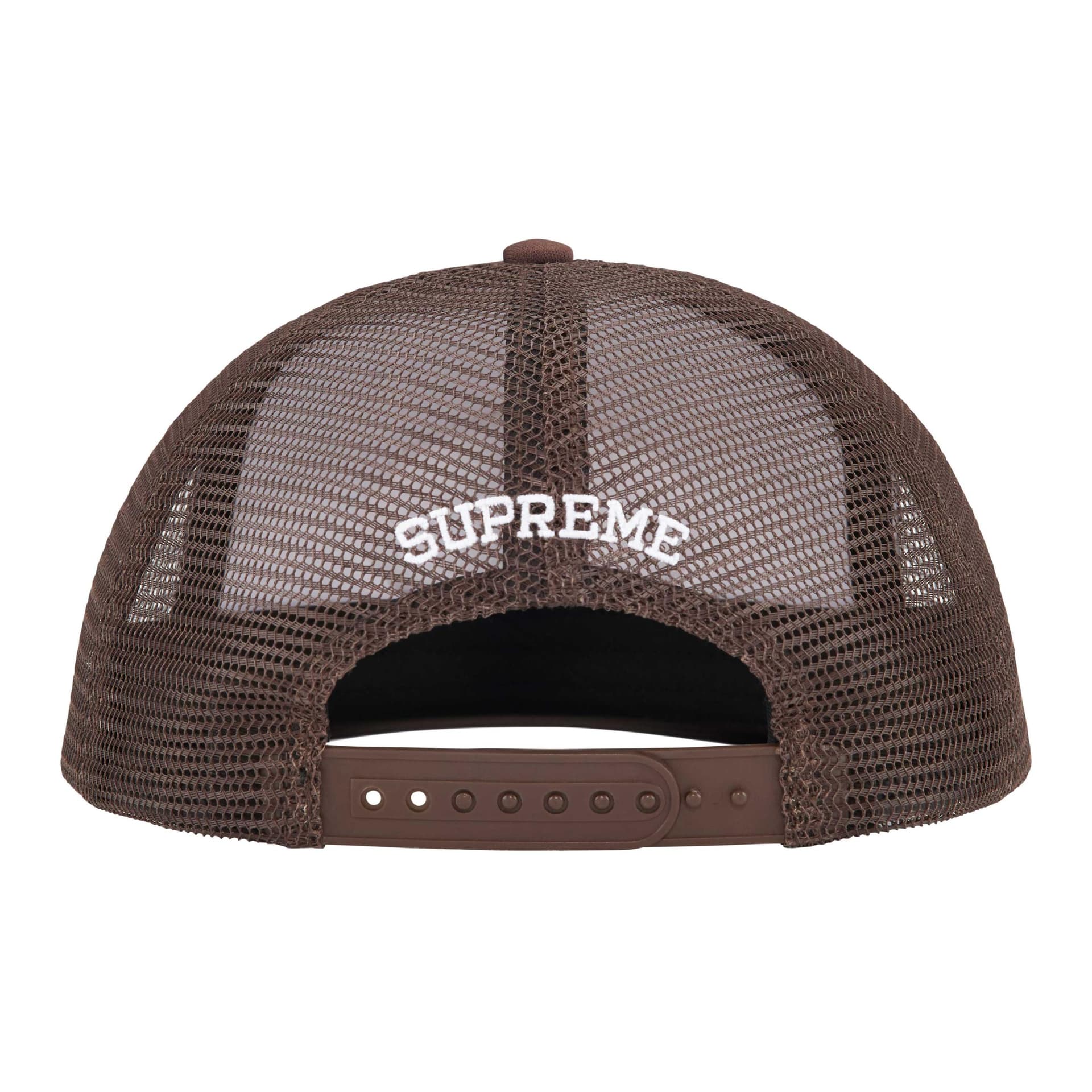 Кепка Supreme Полиэстеровые Волоконные Кепки Унисекс Коричневый - изображение 2