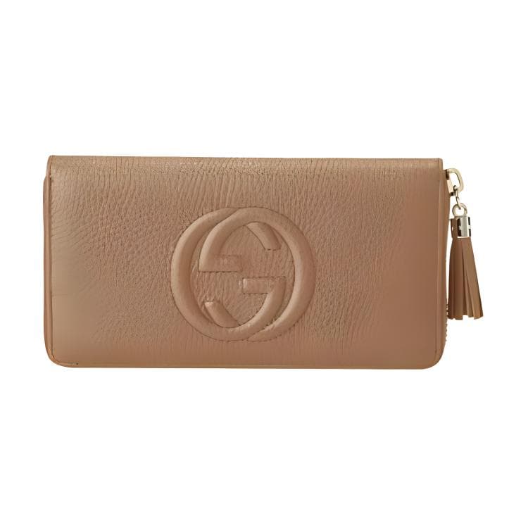 Кошелек Gucci Кожа Кошелек Обычный (стандартный) Женские Розовый бежевый - изображение 1