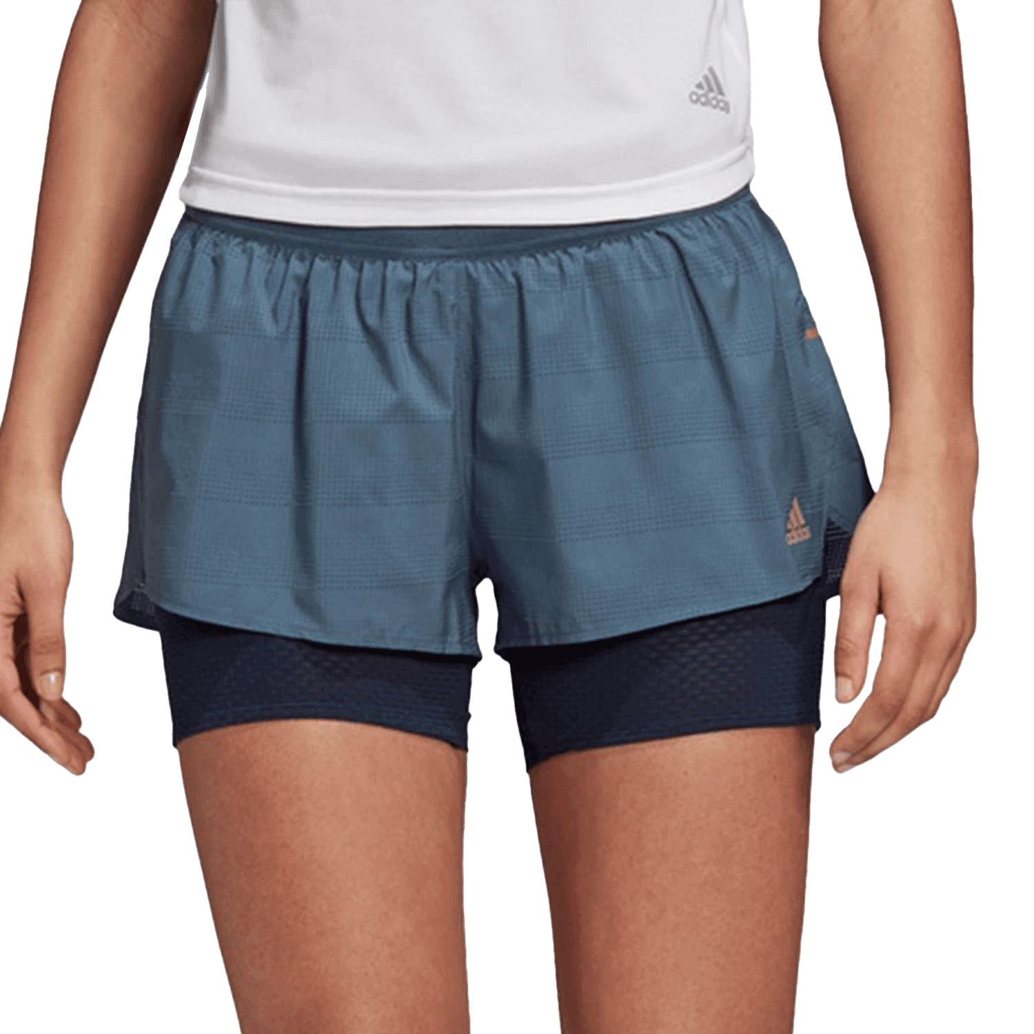 Шорты Adidas HEAT.RDY Короткие Повседневные Шорты Женские Синие - изображение 3