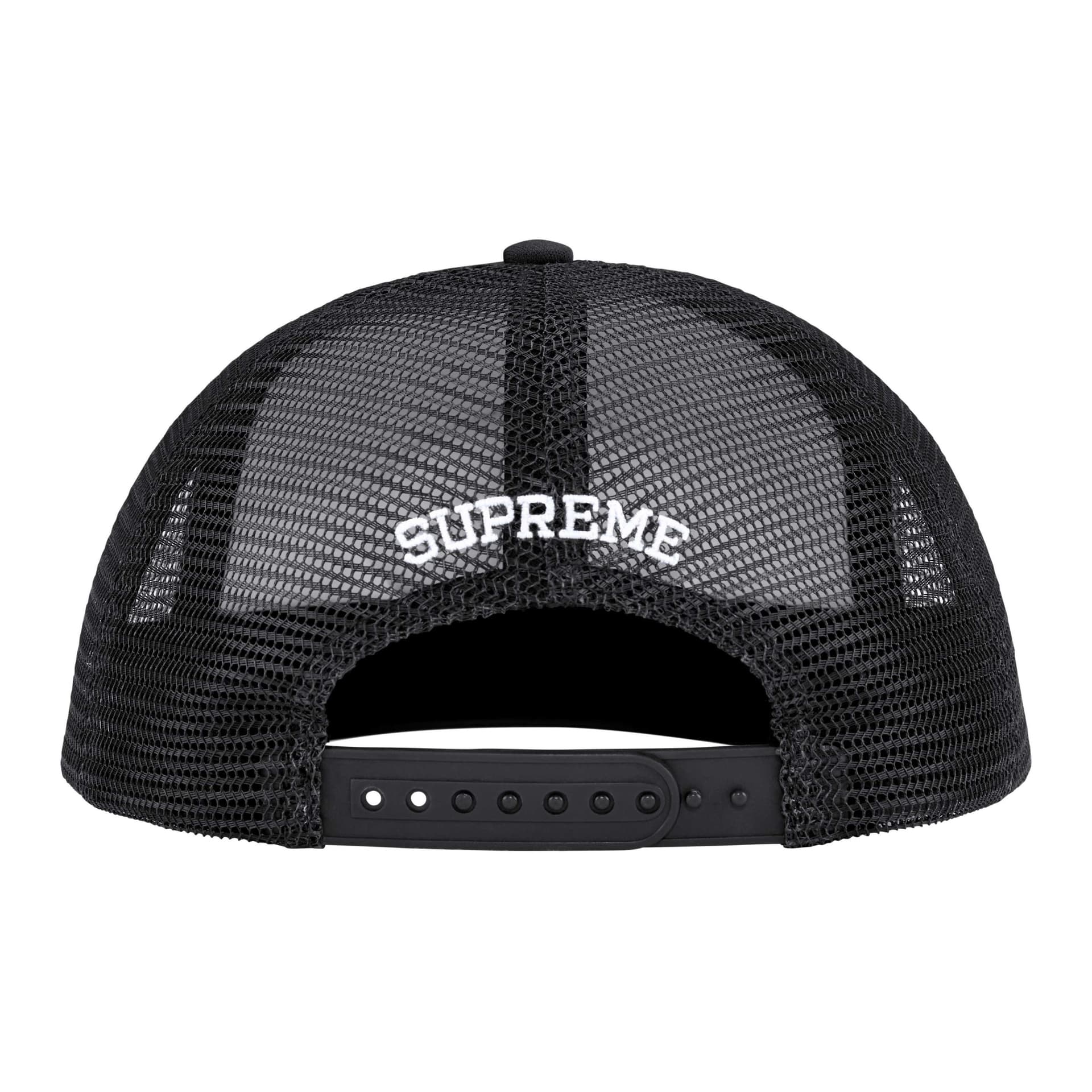 Кепка Supreme Полиэстеровые Волоконные Кепки Унисекс Черные - изображение 2
