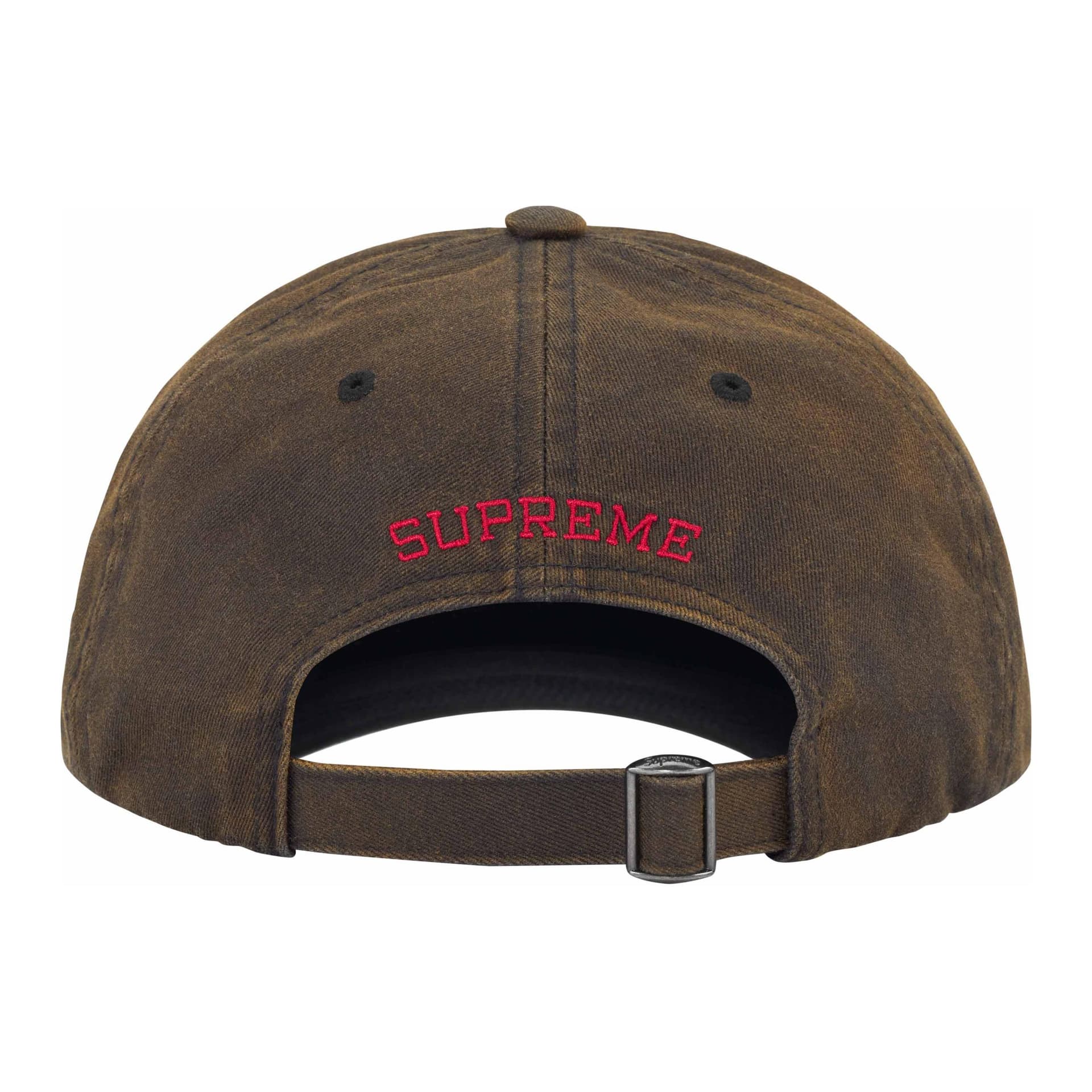 Кепка Supreme 100% хлопок саржа кепки унисекс коричневый - изображение 2