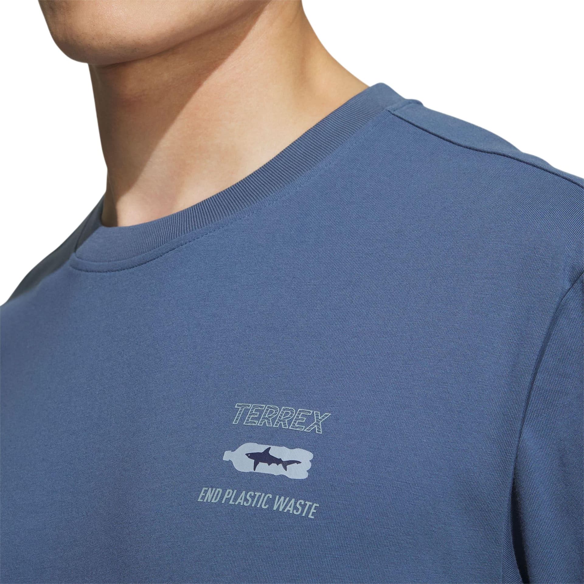 Футболка adidas Short Sleeve Outdoor Ocean Tee T - изображение 3