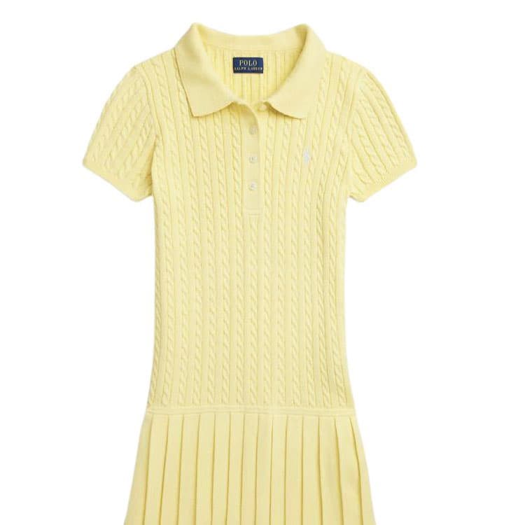 Платье Polo Ralph Lauren SS24 Желтое Детское - изображение 3