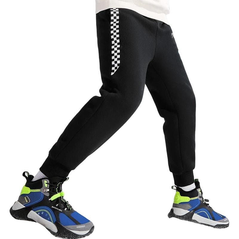 Li NING Young Спортивные трикотажные брюки Sports Life Collection Черный Детский - изображение 3