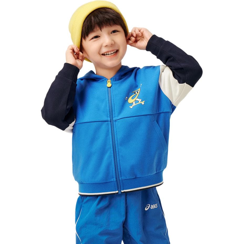 Asics Куртки и Пальто Синие Детские Возраст 3-7 лет - изображение 2