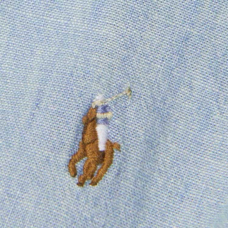 Платье Polo Ralph Lauren стирка средней силы цвет индиго для подростков - изображение 5