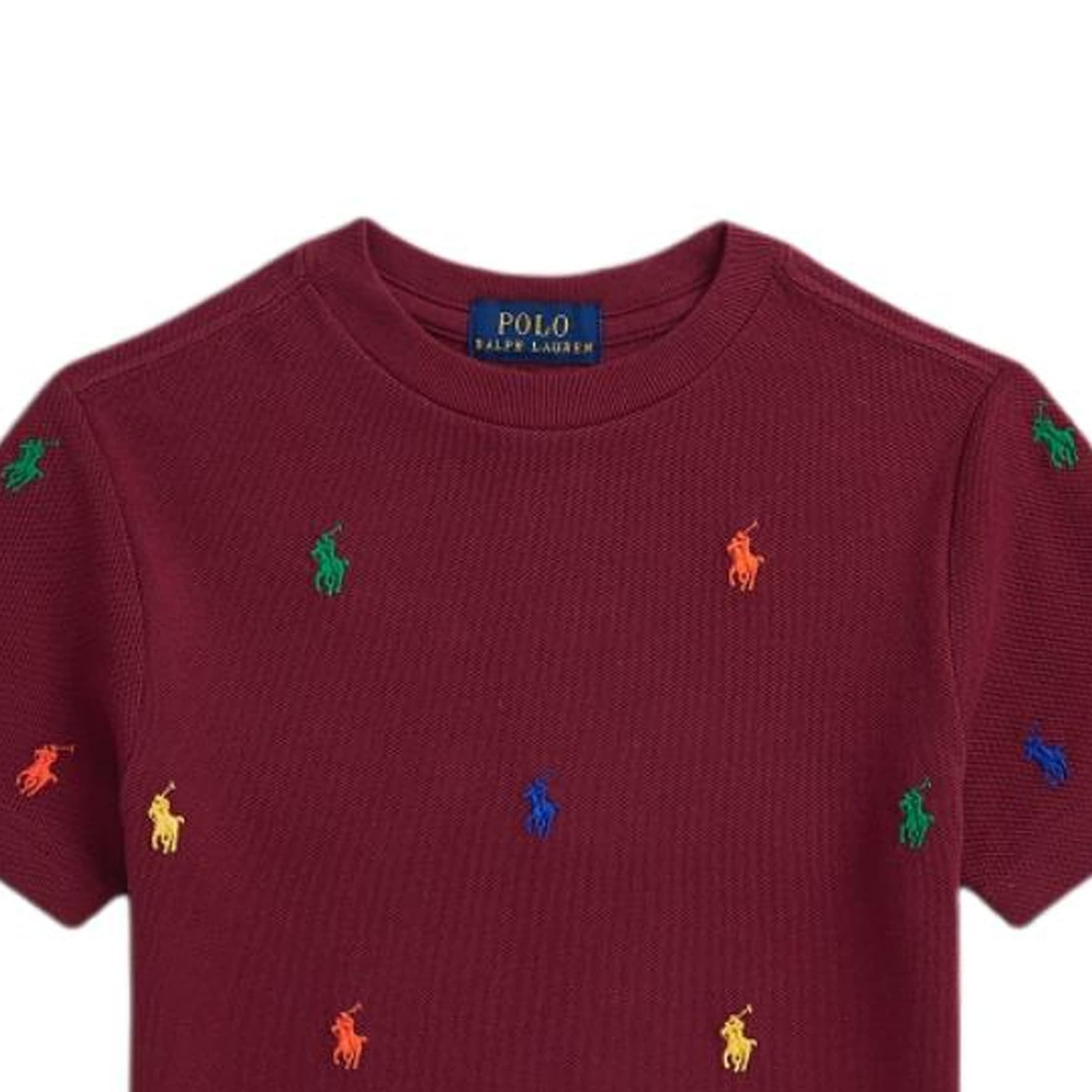 Футболка Polo Ralph Lauren T-рубашка FW24 Красная Детская - изображение 3