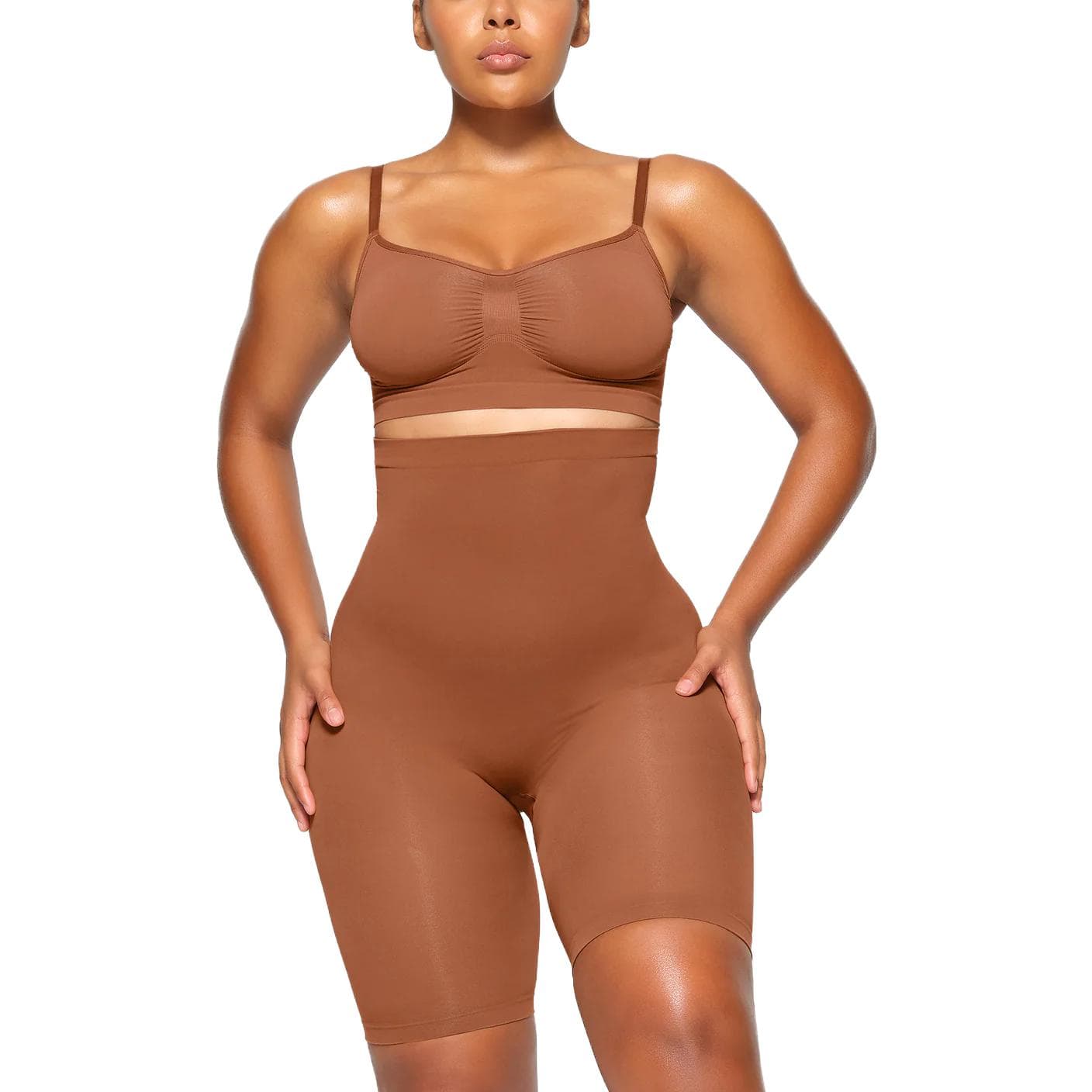 Трусы Skims Бесшовные Sculpt Трусы Женские Бронза Бронза - изображение 2