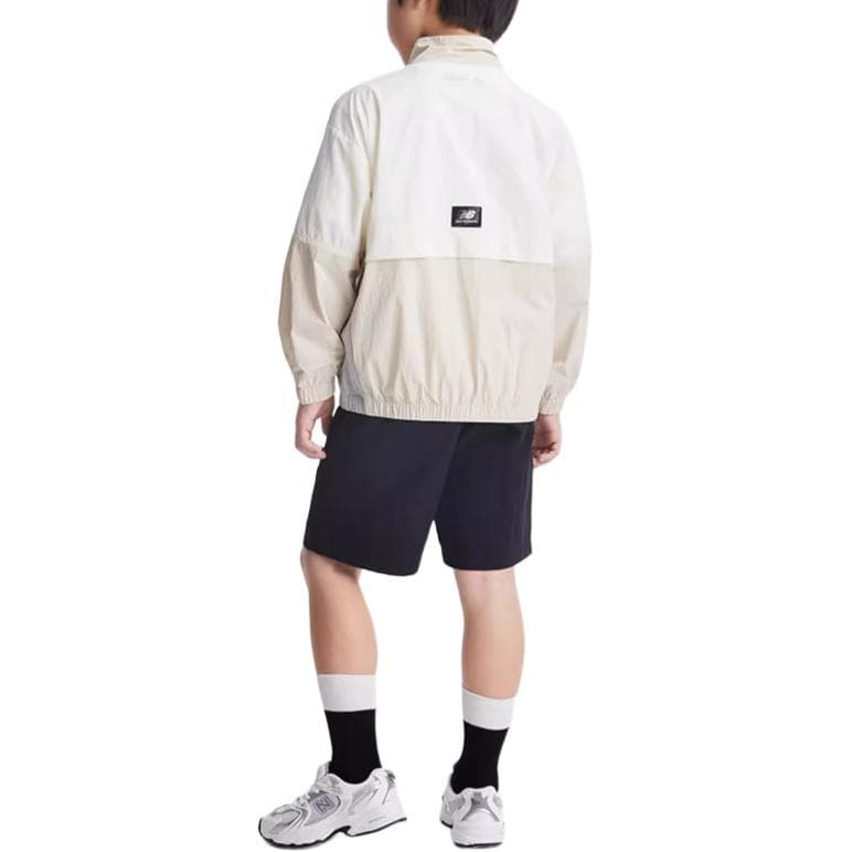 New Balance Куртки и Пальто Бежевый Желтый Детский - изображение 4
