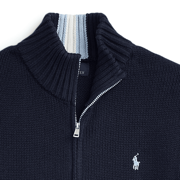Polo Ralph Lauren Свитер FW24 Стандартный размер Темно-синий Подростки - изображение 8