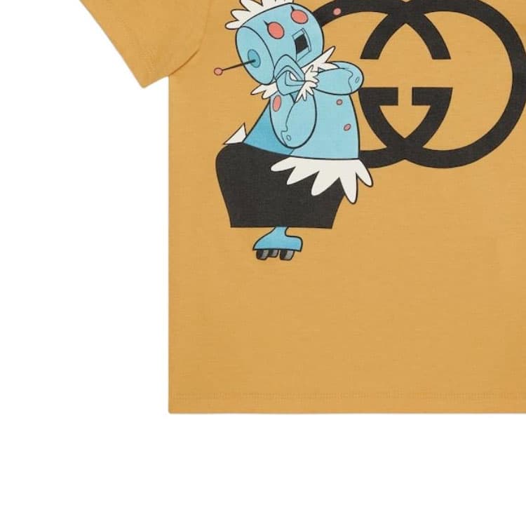 Футболка GUCCI Logo T-Shirt Yellow - изображение 6