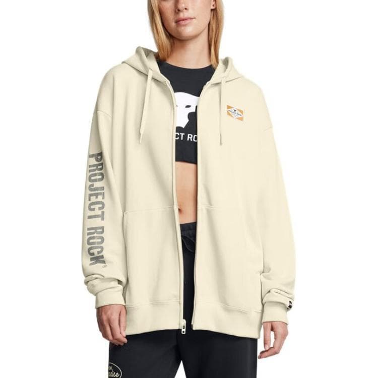 Куртка Under Armour Project Rock Project Rock Куртка Женские Норка Бело-серый - изображение 3