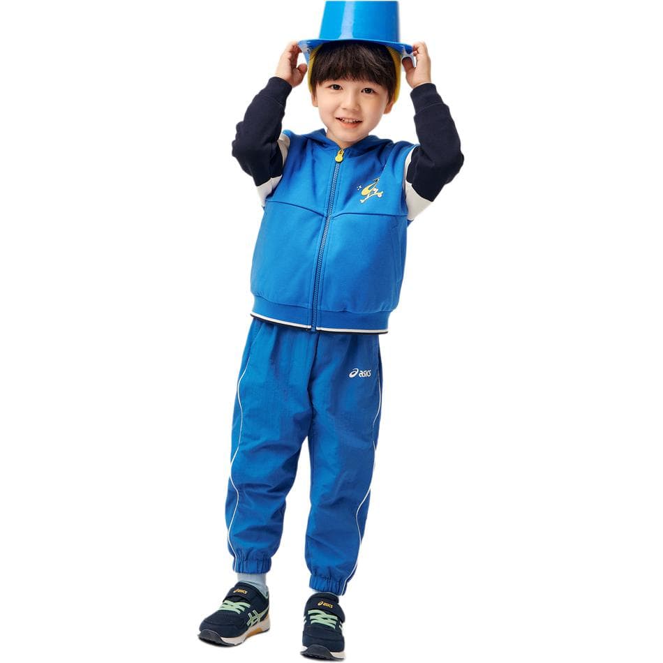 Asics Куртки и Пальто Синие Детские Возраст 3-7 лет - изображение 5