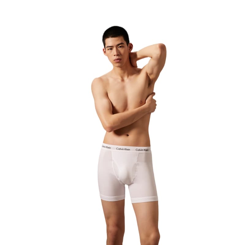 Трусы Calvin Klein Moonlight White Boxer Briefs 3-Pack - изображение 2