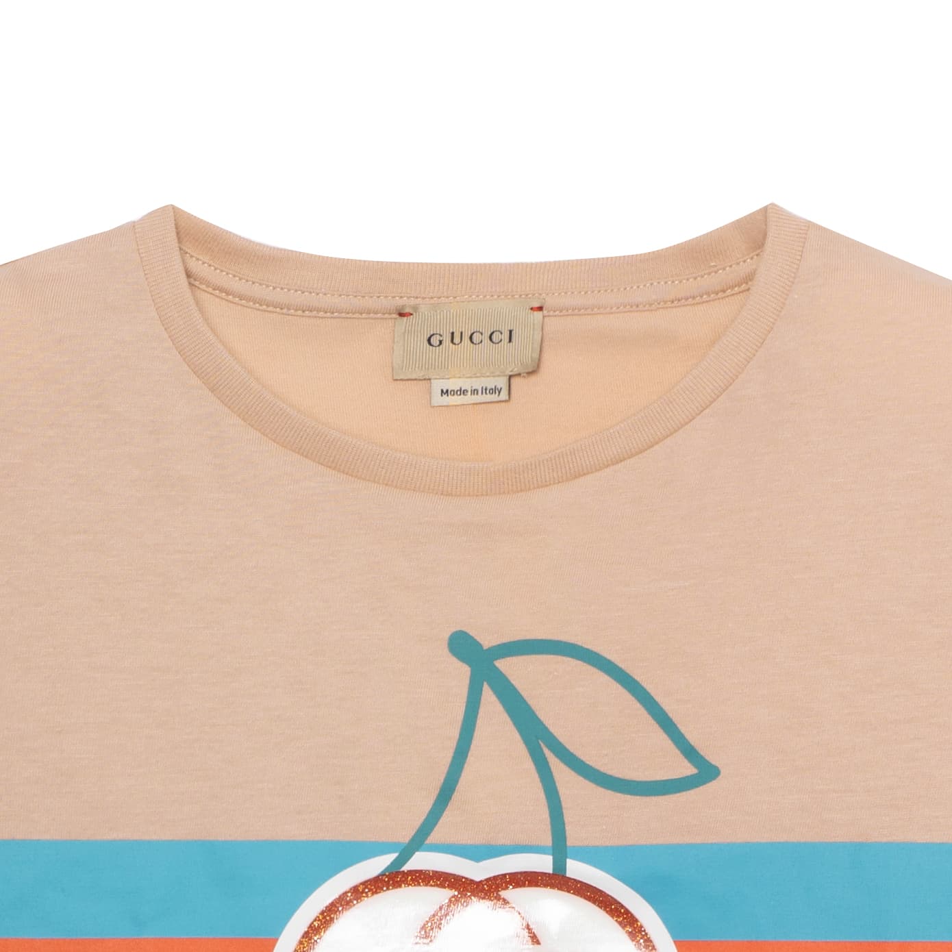 Футболка GUCCI FW22 Logo T-Shirt Kids Pink - изображение 5