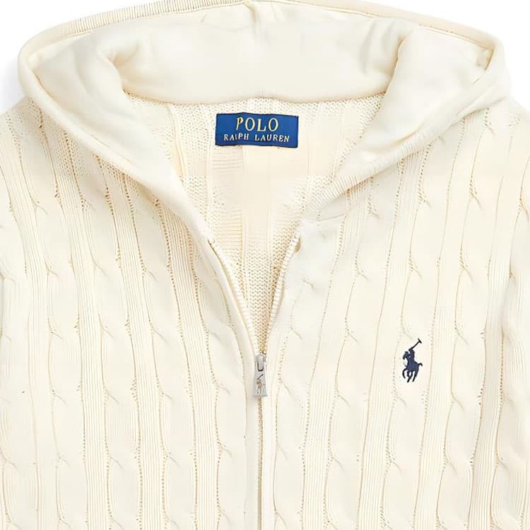 Polo Ralph Lauren Свитер FW24 Стандартный размер Кремово-белый Подростки - изображение 4