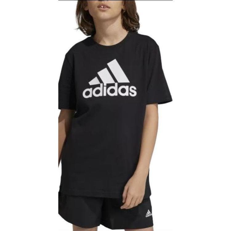 Футболка Adidas Черные Детские Футболки - изображение 6