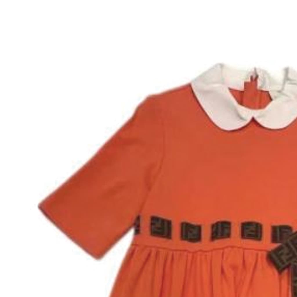 FENDI Апельсин Kids Платья - изображение 4
