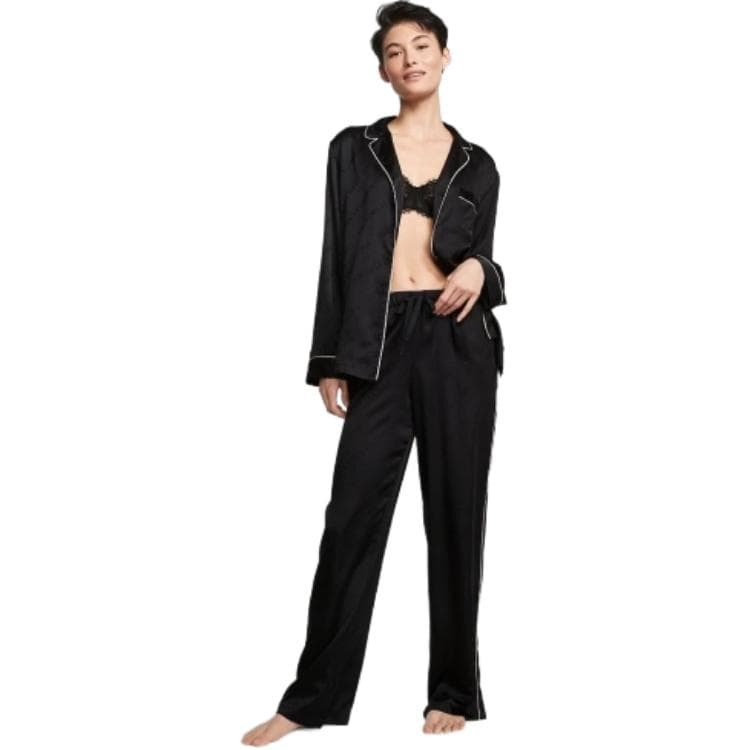 Пижама Victoria's Secret Pajama Set Black - изображение 2