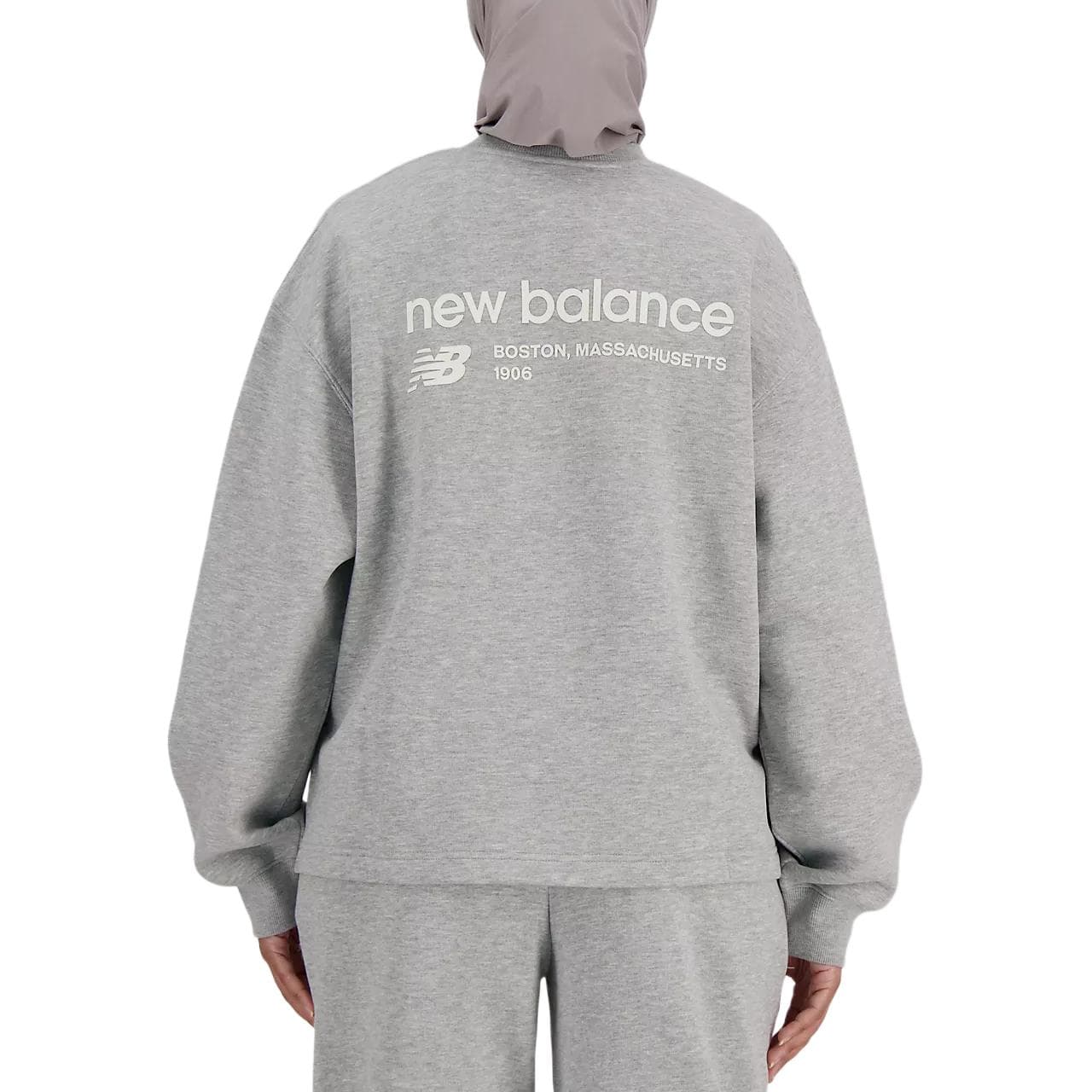 Худи New Balance Linear Heritage Brushed Back Logo - изображение 2