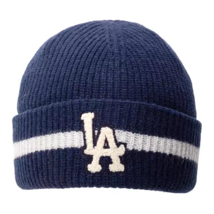 Шапка MLB Овечья шерсть Шапки-бини Унисекс Темно-синий - изображение 1
