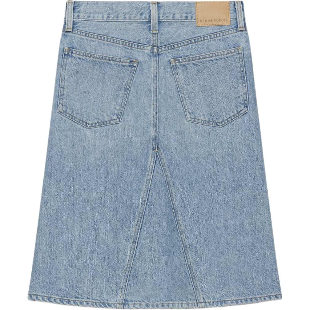 ARITZIA FW24 Деним FORUM Юбка из денима '90-х MIDI Женская BLEU Синий - изображение 2