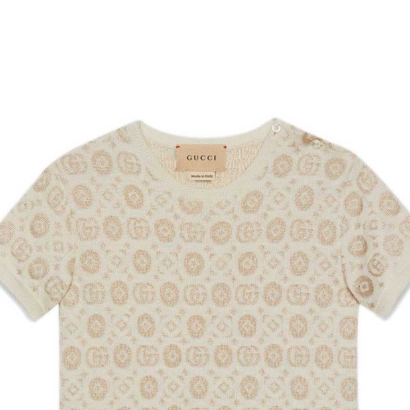 GUCCI Светло-бежевые Платья для детей - изображение 3