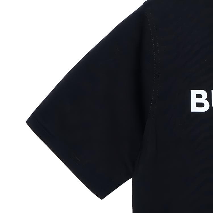 Футболка Burberry Logo T-Shirt Kids Black - изображение 4