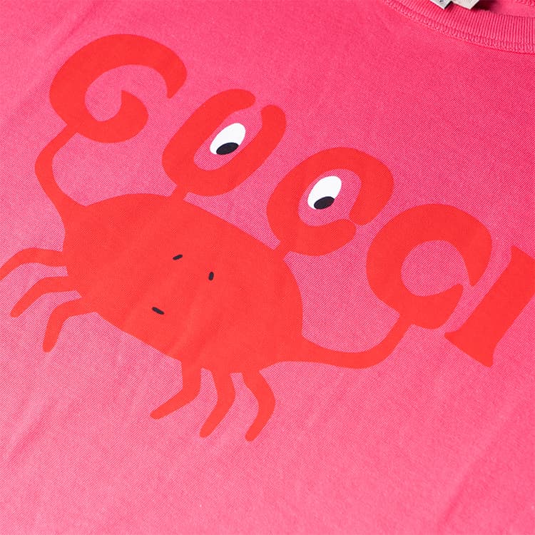 Футболка GUCCI SS23 Crab Print Tee - изображение 4