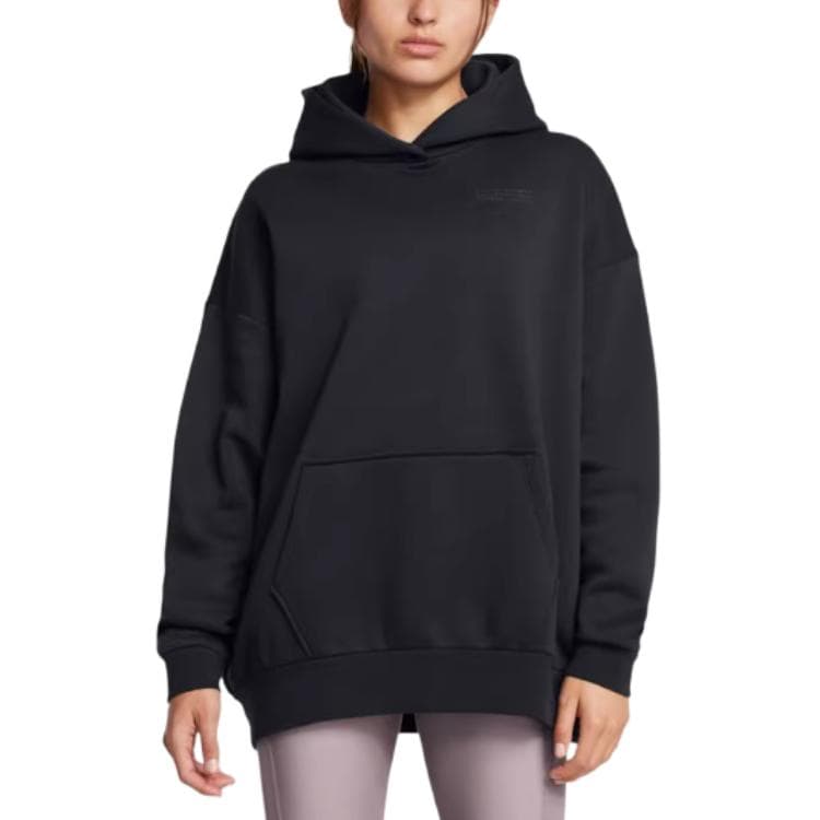 Худи Under Armour Icon Толстовка женская черная - изображение 3