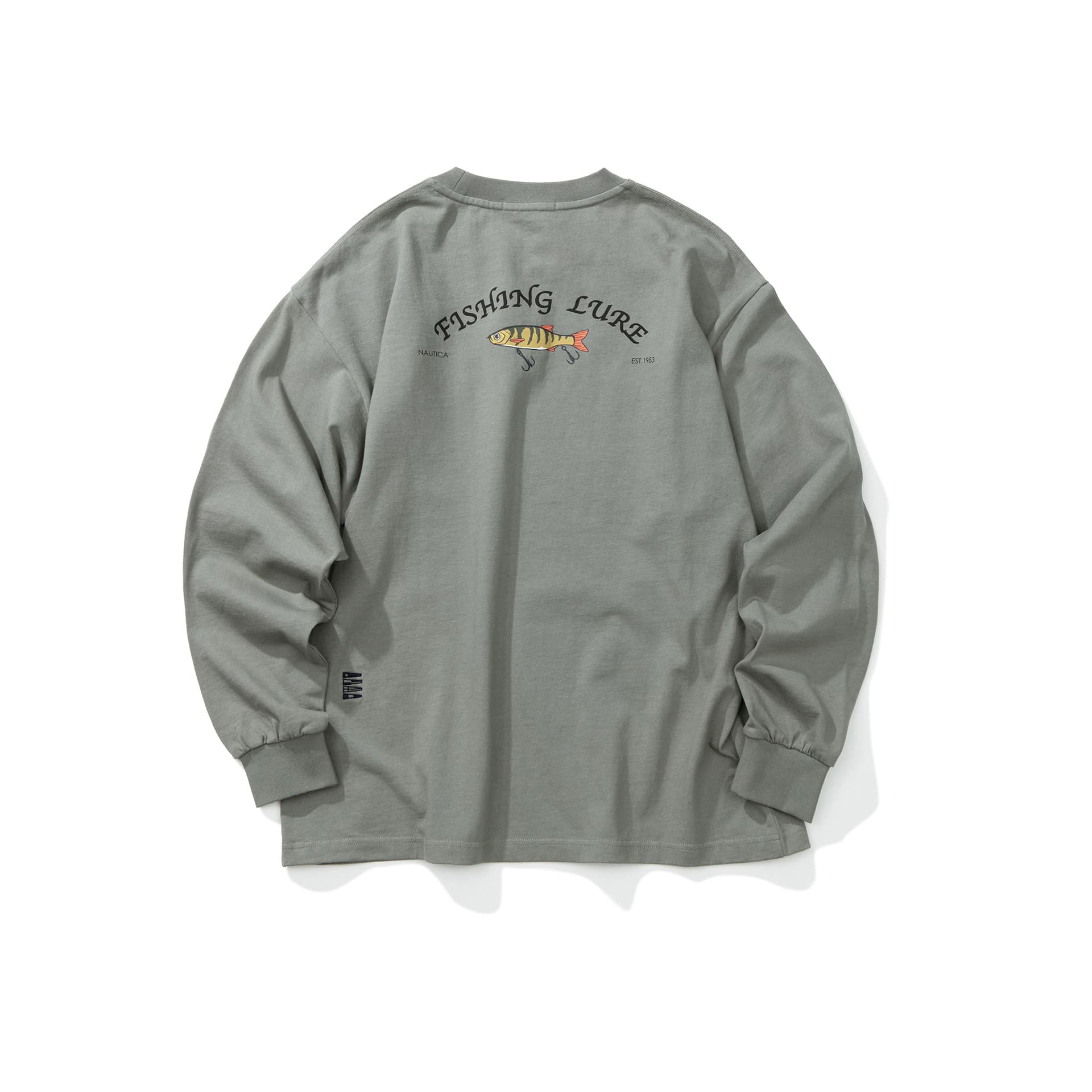 Футболка Nautica White Sail Длинный рукав круглый вырез футболка унисекс - изображение 2