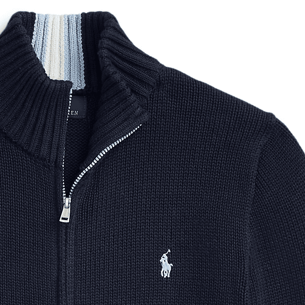 Polo Ralph Lauren Свитер FW24 Стандартный размер Темно-синий Подростки - изображение 7