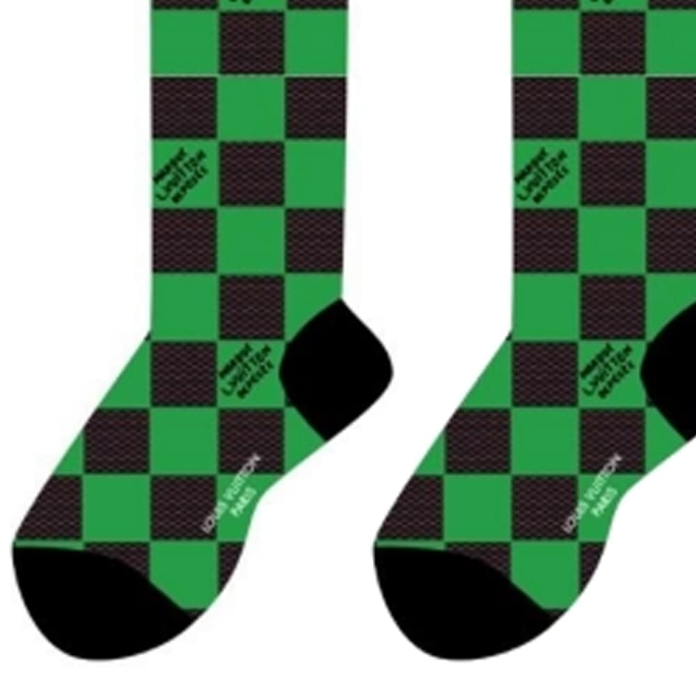 Носки Louis Vuitton x Pharrell SS24 Green Socks - изображение 3